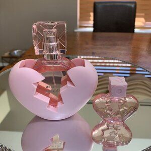 Brand New Ariana Grande 1.7 oz. Bottle w/ holder and mini perfume "THANK U NEXT"